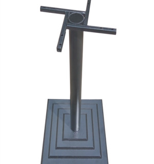 Опора чавунна з круглою трубою R 400/725/76